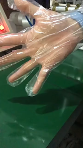 100pcs/50pairs disposable transparent plastic gloves Household food grade glove high quality