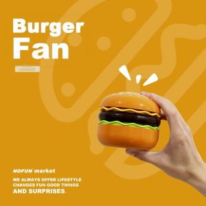 WUQUGONGSHE | Quạt Bàn Hình Burger Halloween Độc Đáo