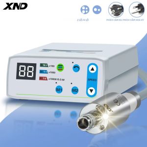 Động Cơ Không Chổi Than LED XND Dùng Trong Nha Khoa Với Chức Năng Phun Nước Bên Trong Đầu Nối Loại E Tiêu Chuẩn ISO Động Cơ Điện Kim Loại Dùng Cho Dụng Cụ Nha Khoa Phòng Thí Nghiệm