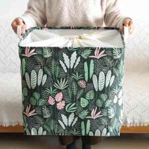 MEISITEKEKE | Foldable Drawstring Closure Storage Basket