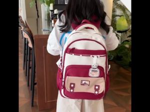 WYK186 Tas Ransel Tebal Besar Kuat Fashion Sekolah Kuliah Backpack TKM