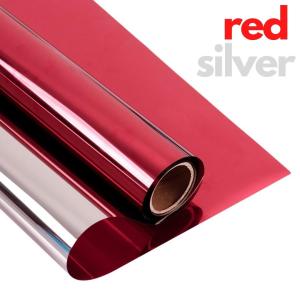 Free Installation Tools Red Silver Korea Roll Cut Size Untuk 25ft/Tinted Rumah//Window Tinted/Siap Potong Film