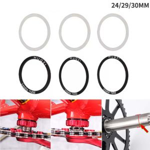 6pcs 24/29/30mm Bike Bicycle Bottom Bracket Crankset Washer For BB86 91 92 BB30 PF30 Crank Crankset Bottom Spacer Cycling Parts