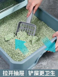 Litter Box Fully Enclosed Drawer Top-in Anti-Splash Deodorant Extra Large Oversized No. Cat Litter Box Cat Litter Basin Cat Supplies