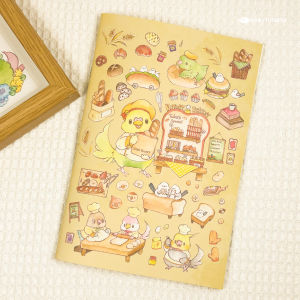 Sổ Tay Mềm Hình Chim Flocking Bird House Sổ Tay Thủ Công Sổ Tay Lưu Niệm Sổ Tay Mềm Sổ Tay Có Khóa Kéo Hình Chim