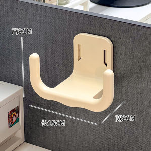 Office Desk Hanging Water Cup Holder No Drilling Required Wall Mounted Beverage Storage Rack Cup Coaster Holder Simple Design Plastic Material