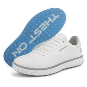 Mens Golf Shoes 2024 New Breathable Waterproof Non-slip Wear-resistant Casual White Sneakers Sports Shoes for Golf Fans