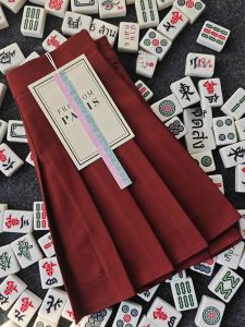 Ankela High Waist Red Pleated Mini Skirt Womens Slimming A-Line Spring Autumn Winter Short Skirt Pants Bodycon Skirt