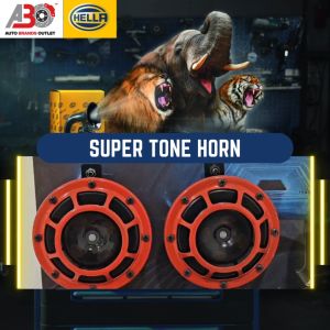 HELLA 12V Super Tone Horn Set (W/ Relay) - 3AG 003 399 801