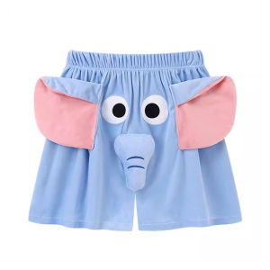 Mens home pants cartoon cute shorts couple elephant funny pajamas snot mens home pants