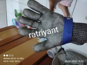 Sarung Tangan Butcher Jagal Boning anti Sayat Pisau