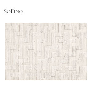 SoFINO | Thick Handmade French Retro Minimalist Rug