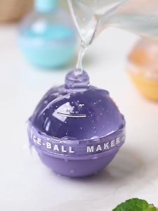 YTL ขนาดใหญ่น้ำแข็งบอลแม่พิมพ์ช้าละลายน้ำแข็งก้อนชงกล่องรอบบอลน้ำแข็งเครื่องดื่ม DIY บ้านบาร์พรรคถาดน้ำแข็ง