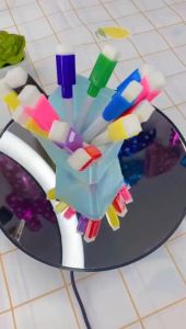 Spidol Wipe & Clean / Spidol Mini dengan Penghapus untuk Papan Tulis White Board Warna Hitam Kuning Hijau Merah Pink Ungu Biru Tua