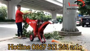 Máy băm cành mini 7hp chạy dầu