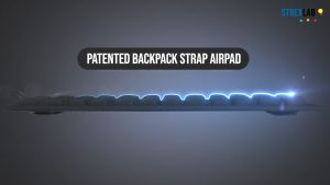 Patented Backpack Strap Padding - Airpad Lumbar & Shoulder Pain Relief Stress Support for Backpacks Office Bags Travel Students JFT | Strexlab