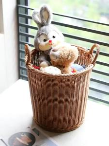 KENS | Plastic Wicker Style Multipurpose Storage Bin