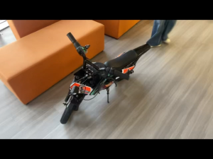 Beige รถมอเตอร์ไซค์ไฟฟ้า เด็ก รถวิบากเด็ก รถจักรยานยนต์ครอสคันทรี ความเร็ว 50 กม/ชม อายุ 3-12 ปี