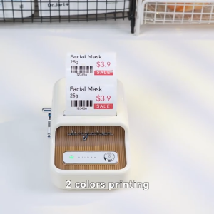 NIIMBOT Dual Colour Label Sticker for B21 PRO Only Black and Red Printing Waterproof Refill Paper