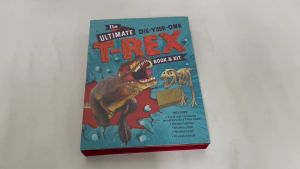 Dinosaurs Dig Your Own T-Rex Book & Kit Set For Kids With Fossil Rock Hammer Brush & Manual