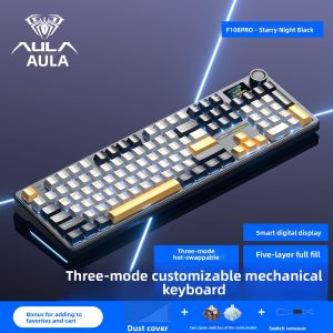 AULA | Customizable Bluetooth Triple-Mode RGB Mechanical Keyboard