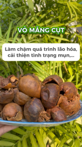 Vỏ măng cụt khô 500g - tấn phát - Hàng sạch thơm cao cấp