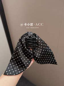 กิ๊บติดผมลายจุดสไตล์เกาหลี โบว์ผีเสื้อ หางม้า หรูหรา เครื่องประดับผมสไตล์ญี่ปุ่นและเกาหลีใต้ กิ๊บติดผมแบบทันสมัย ​​สีสันสดใส