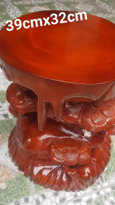 Đôn gỗ kê tượng mặt To Mới Đẹp hay làm ghế ngồi uống trà thích lắm ạ Size cái đôn cao 39cm x ngang 32cm Nghệ nhân tạo đôn gỗ trạm hoa kiểu tầng rất sang đẹp kê các tượng lên trưng trong nhà vừa sang vừa đẹp chỉ có 2900k