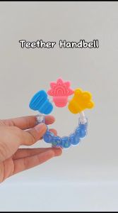 [ALONK.S] HANDBELL TEETHER/ rattle genggam bayi/ Gigitan Empeng/ mainan gigitan bayi/ kerincingan bayi