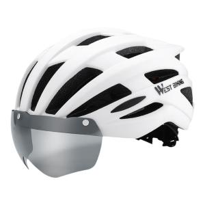 West Biking | Magnetic Lens Integrated Tail Light Cycling Helmet