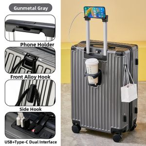 HanRui | Expandable Large Capacity Durable Travel Suitcase 28inch