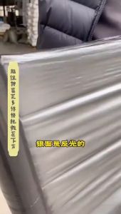 (Thickness 35 Microns) Black Plastic Mulch Film Plastic Sheeting (4ft x 400m ) - SILVER BLACK Roll of Heavy Duty Thick Plastic for Gardening Weeds Yard Landscaping Barrier Under House - Multi Use Polyethylene