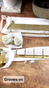 Phụ Kiện cao cấp phòng tắm mạ vàng PK6MĐMVĐN