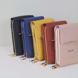 คลินิกของกระเป๋าสตางค์ใส่โทรศัพท์ได้ พกพาง่าย วัสดุดี หนัง PU กระเป๋าใส่เหรียญแฟชั่น สไตล์เกาหลี ราคา 6084