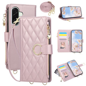 szhaiyu | Crossbody Wallet Phone Case for Samsung Galaxy A57 A37 A07 A17 A16 A36 A56 A26 A06 A55 A35 A05 A05S A54 A34 Flip Leather Cover