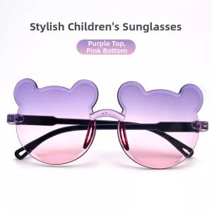 KUWUBIANJING | UV Protection Gradient Childrens Sunglasses