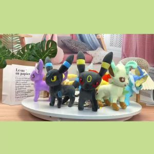 DUODUOBAO | Leafeon Sylveon Vaporeon Umbreon Espeon Flareon Jolteon Glaceon Stuffed Doll Soft PP Cotton Cartoon Figure Kids Birthday Gift