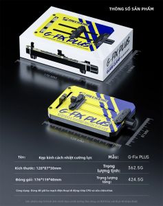 Mechanic | MECHANIC G-Fix PLUS Dụng Cụ Kẹp Kính Cường Lực Chuyên Nghiệp Cho Bảng Mạch PCB 11-78mm Khoảng Cách Chịu Nhiệt Thiết Kế Lõm Bộ Dụng Cụ Cầm Tay