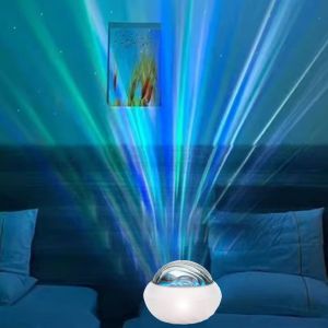 Northern Light Projector Control USB RGB Atmosphere Night Lights Remote Aurora Projection Lamp 360° Rotate for Home Party Decor