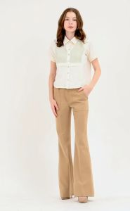 Krizia Dual Colour Button Down Collared Classic Shirt