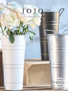 Hũ Hoa Bằng Sắt Mạ Kẽm Cổ Điển JOJOS L. PD Vocabulary Trang Trí Nhà Cửa Phụ Kiện Hoa Tươi Trang Trí Nhà Cửa