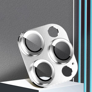 Metal Alloy Full Cover Camera Lens Protector For iPhone 16 / 16 Plus / 16 Pro Max Diamond HD Tempered Glass Film