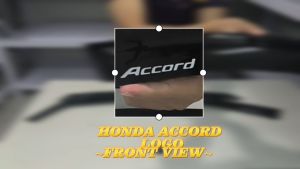 GCAO RAIN VISOR ACCORD 2018 BLACK 1.8MM (11703)