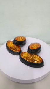 ไฟตราเพชร ไฟสัญญาณ 180 12 V สีอำพัน ไฟติดข้างรถยนต์ ไฟติรถพ่วง รถบรรทุก ปลายสายเปลือย