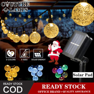 Christmas Home Decor 100 LED Water Drop Christmas Lights 12 Meters LED Bright Outdoor Decoration Waterproof Fairy Garden Lighting For Party Holiday Christmas lights for outdoor Christmas Waterproof Solar Xmas Tree lights Water Drops