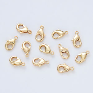 หัวเข็มขัดรูปมังกรชุบทอง 14K สร้อยคอ สร้อยข้อมือ หัวเข็มขัด DIY ทำมือ วัสดุ เรือรูปไข่มุก หัวเข็มขัดสปริง