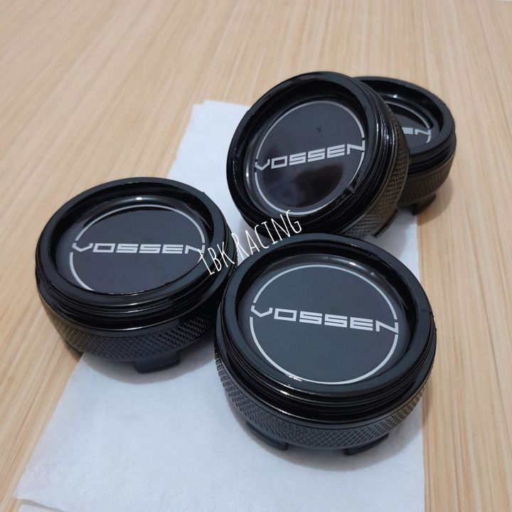 Dop Roda Tutup Velg Racing VOSSEN Hitam Tabung Diameter 6cm Harga 1set ...