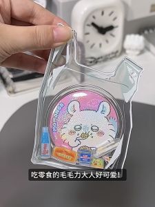 Xiaohongshu Same Style Convenience Store Gu Mei Acrylic Bar Brick the Hokey Pokey 5875 Badge Millet Storage Display Frame