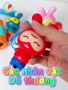 Ống nhòm kèm còi thổi Thỏ Con có dây đeo PeeKaPaw Toys