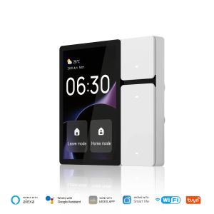 MOES Tuya WiFi Smart Control Panel 3.5" Touch Screen 3 Relays & Buttons IR Remote Bluetooth Sigmesh Hub Home Automation